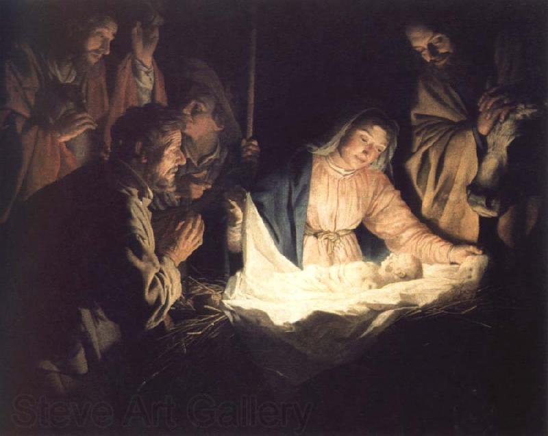 Gerrit van Honthorst adoration of the shepherds